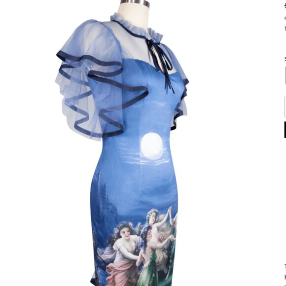 kitten D'Amour La Luna Wiggle Dress size 4